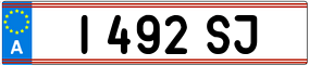 Truck License Plate